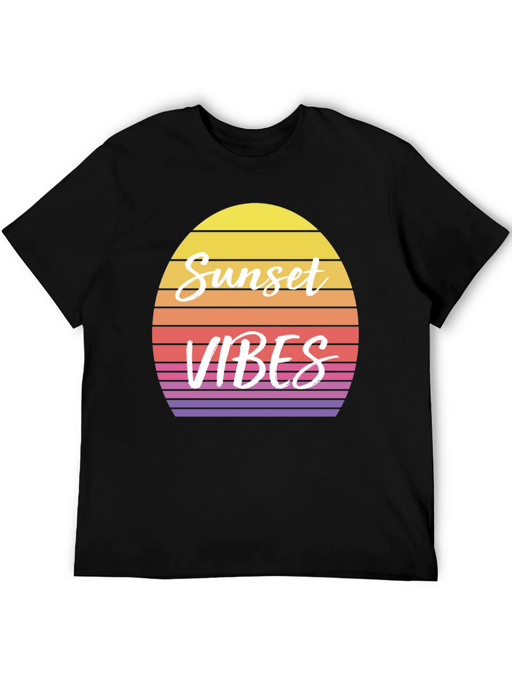 Sunset Vibes Graphic Tee - Retro Style