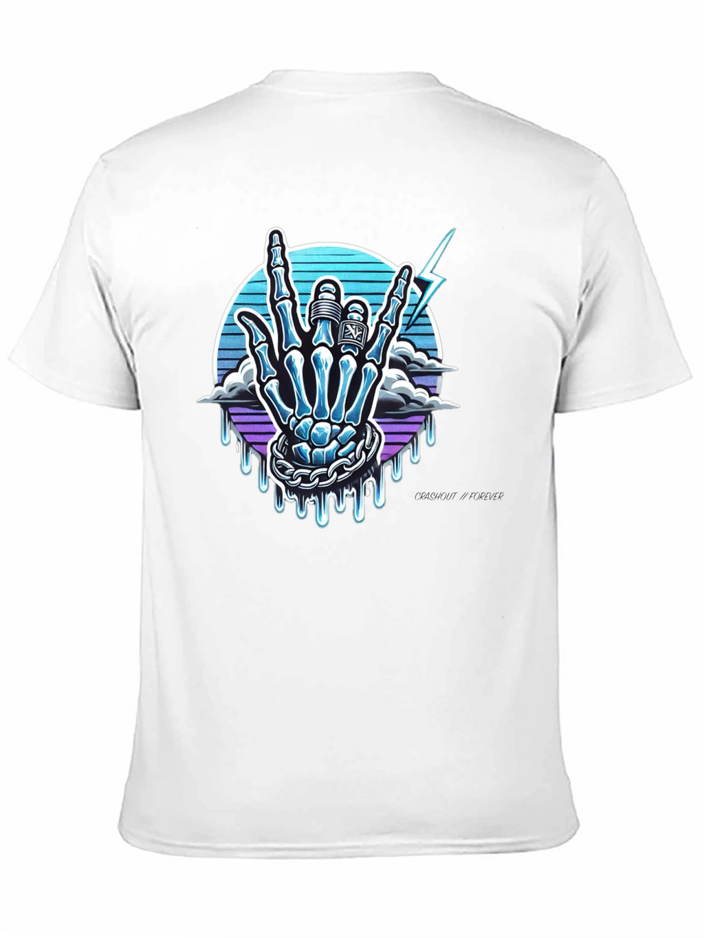 Skeleton Hand Graphic Tee - Rock On!