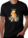 Squirrel and Stump Personalized T-Shirt