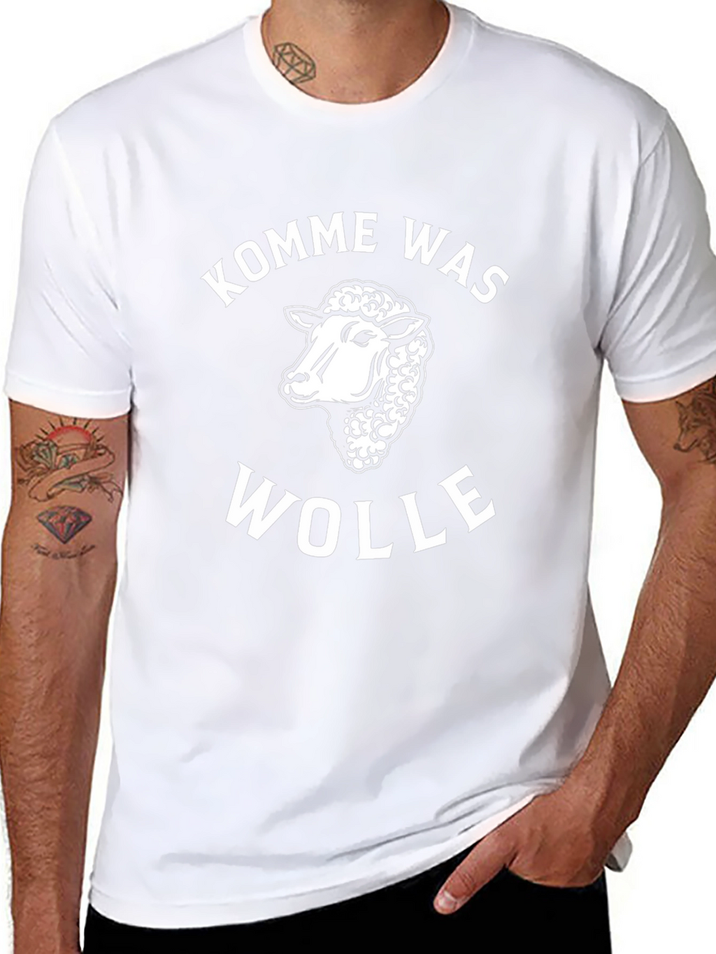 Komm Was Wolle Sheep Graphic T-Shirt