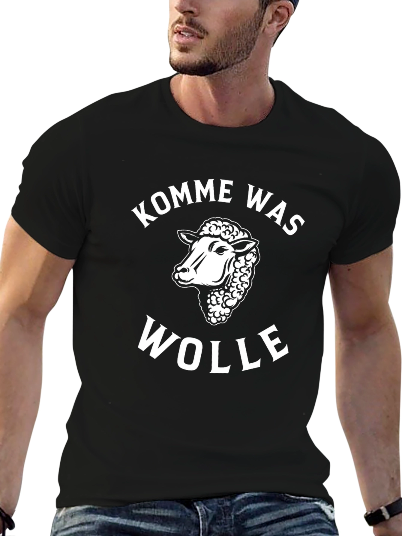 Komm Was Wolle Sheep Graphic T-Shirt