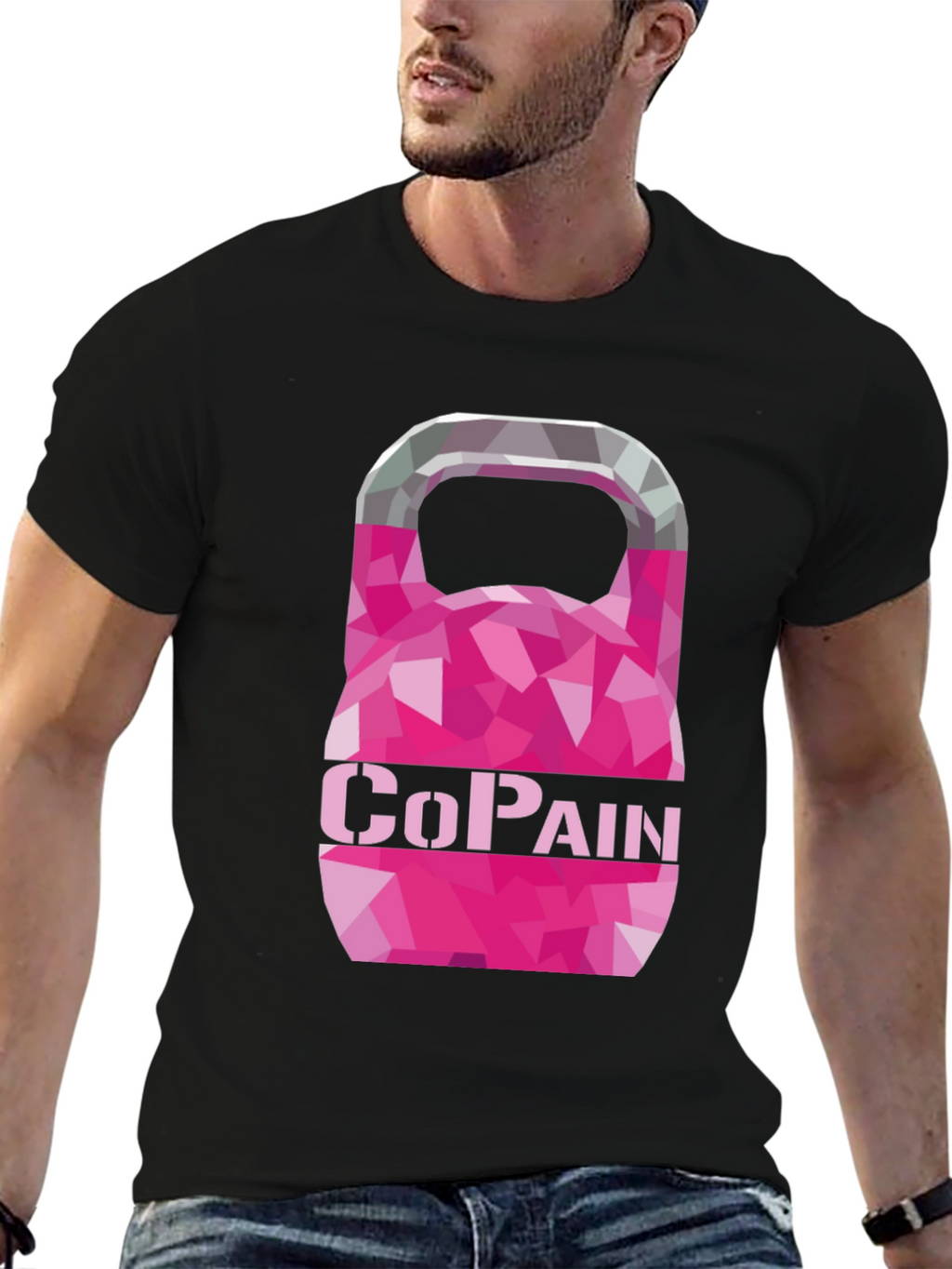CoPain Kettlebell T-Shirt - Fitness Motivation Tee