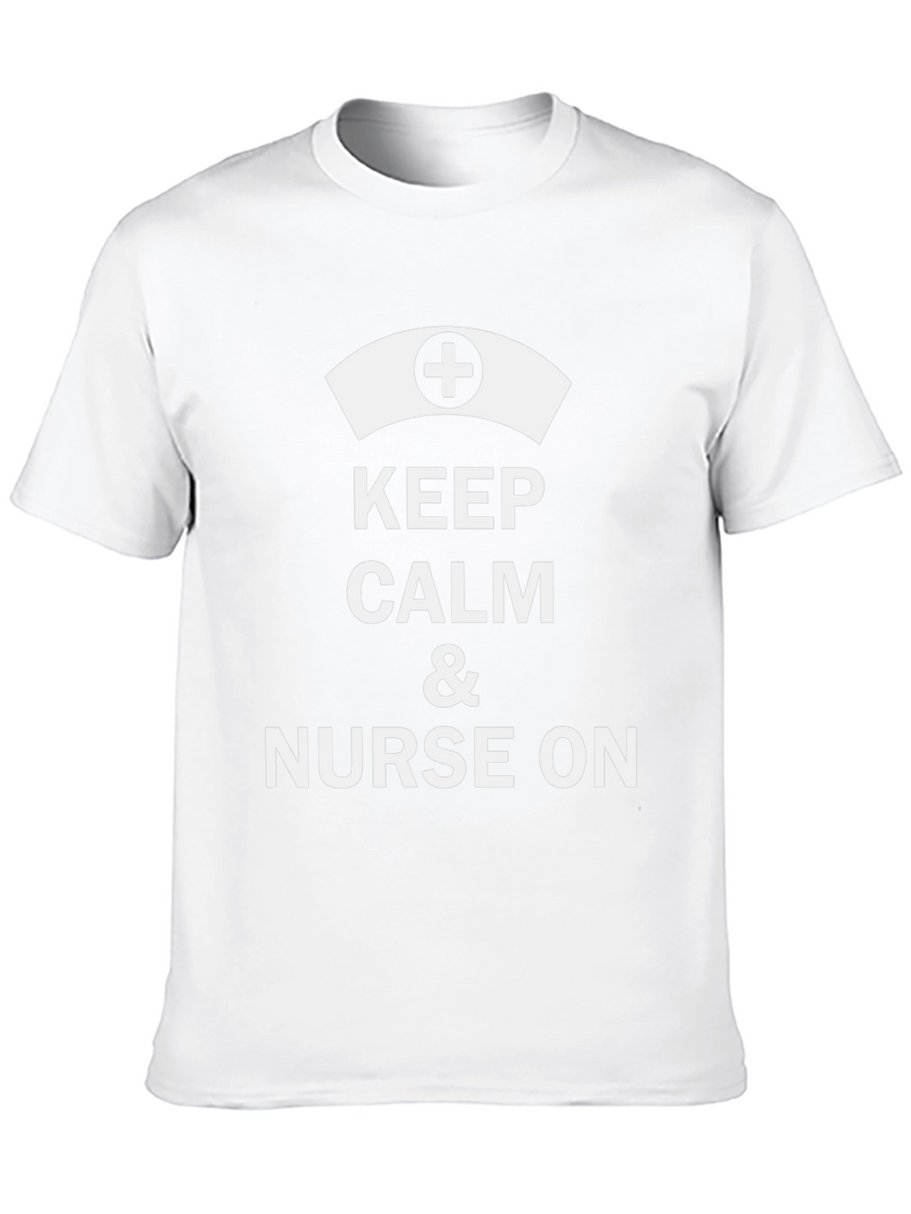 Keep Calm & Nurse On Black Graphic T-Shirt