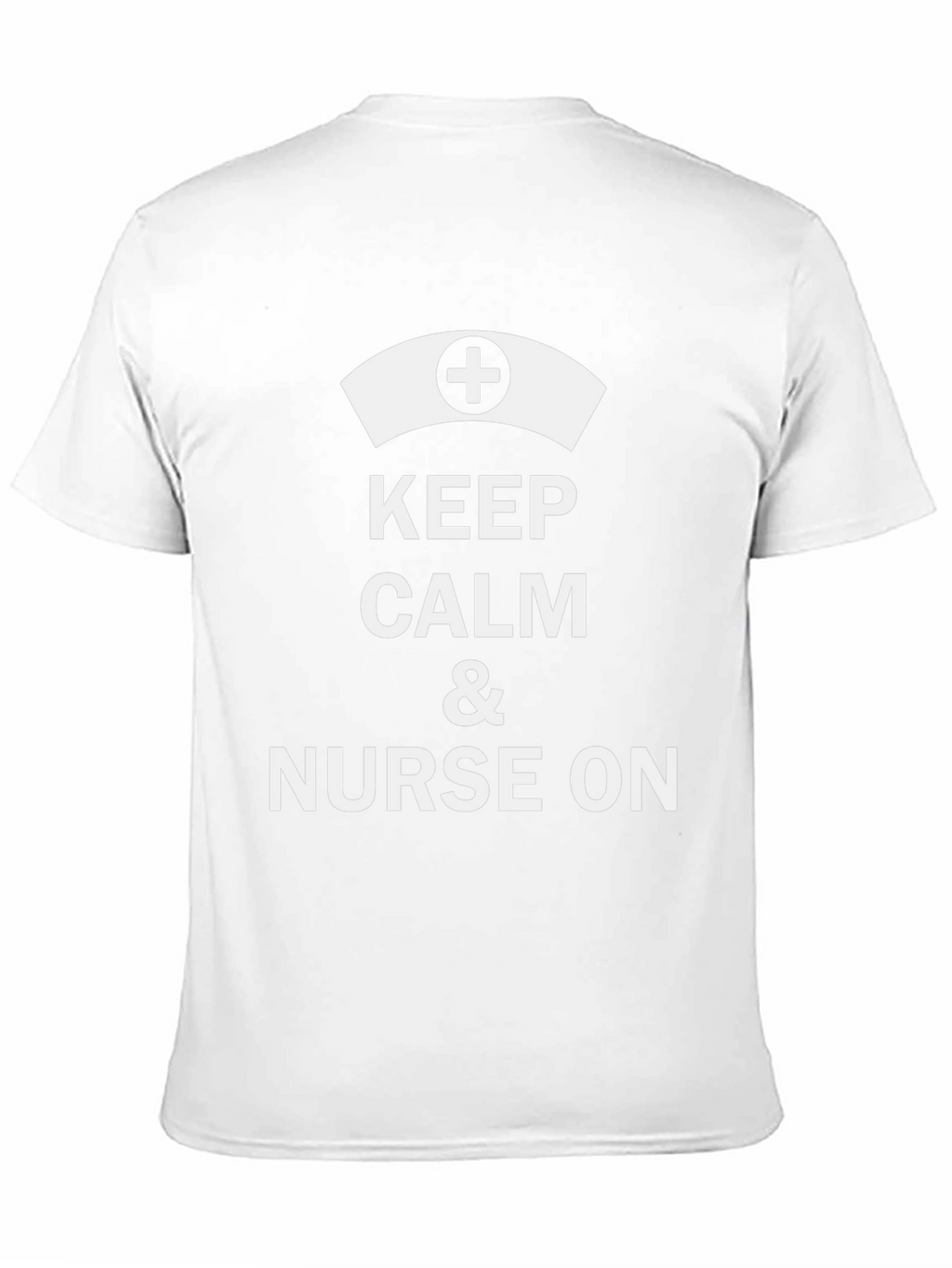 Keep Calm & Nurse On Black Graphic T-Shirt