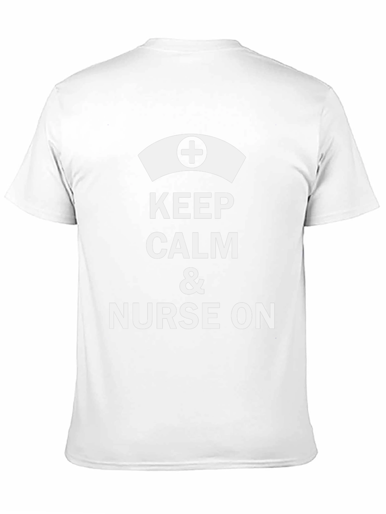 Keep Calm & Nurse On Black Graphic T-Shirt
