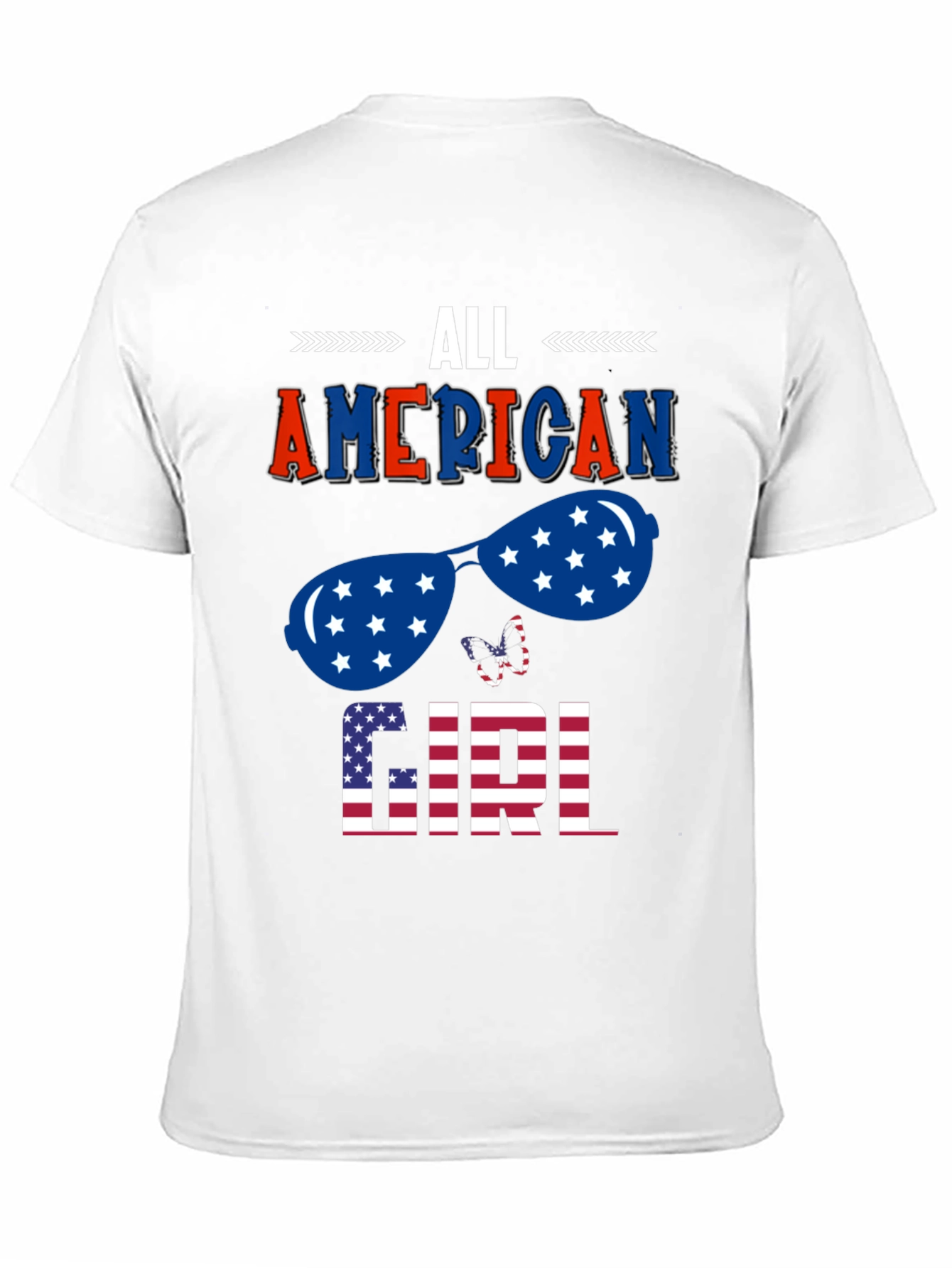 All American Girl Patriotic Graphic Tee
