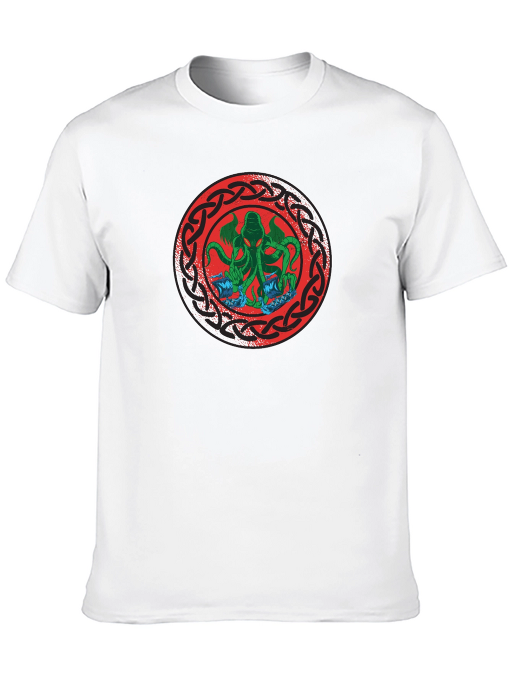 Cthulhu Kraken Celtic Knot Graphic T-Shirt