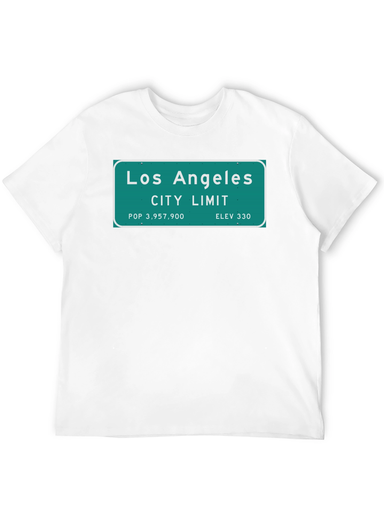 Los Angeles City Limit Black T-Shirt