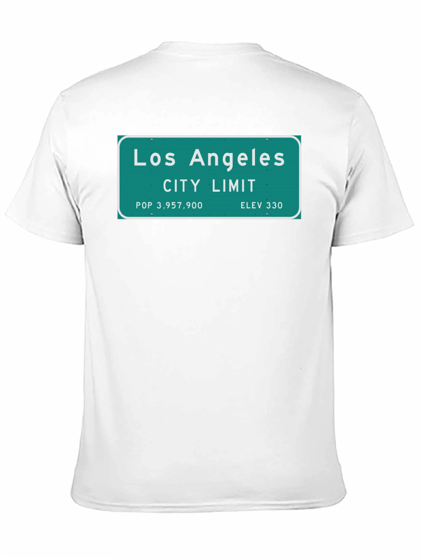 Los Angeles City Limit Black T-Shirt