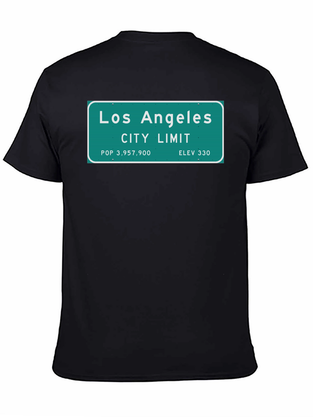 Los Angeles City Limit Black T-Shirt