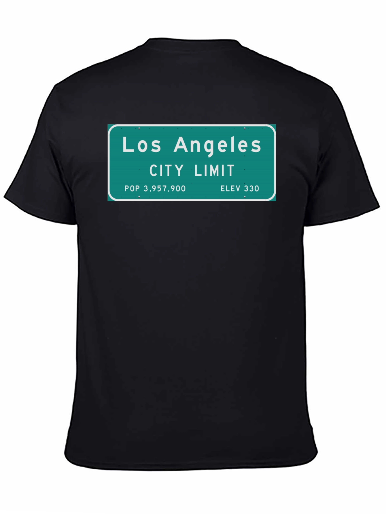 Los Angeles City Limit Black T-Shirt