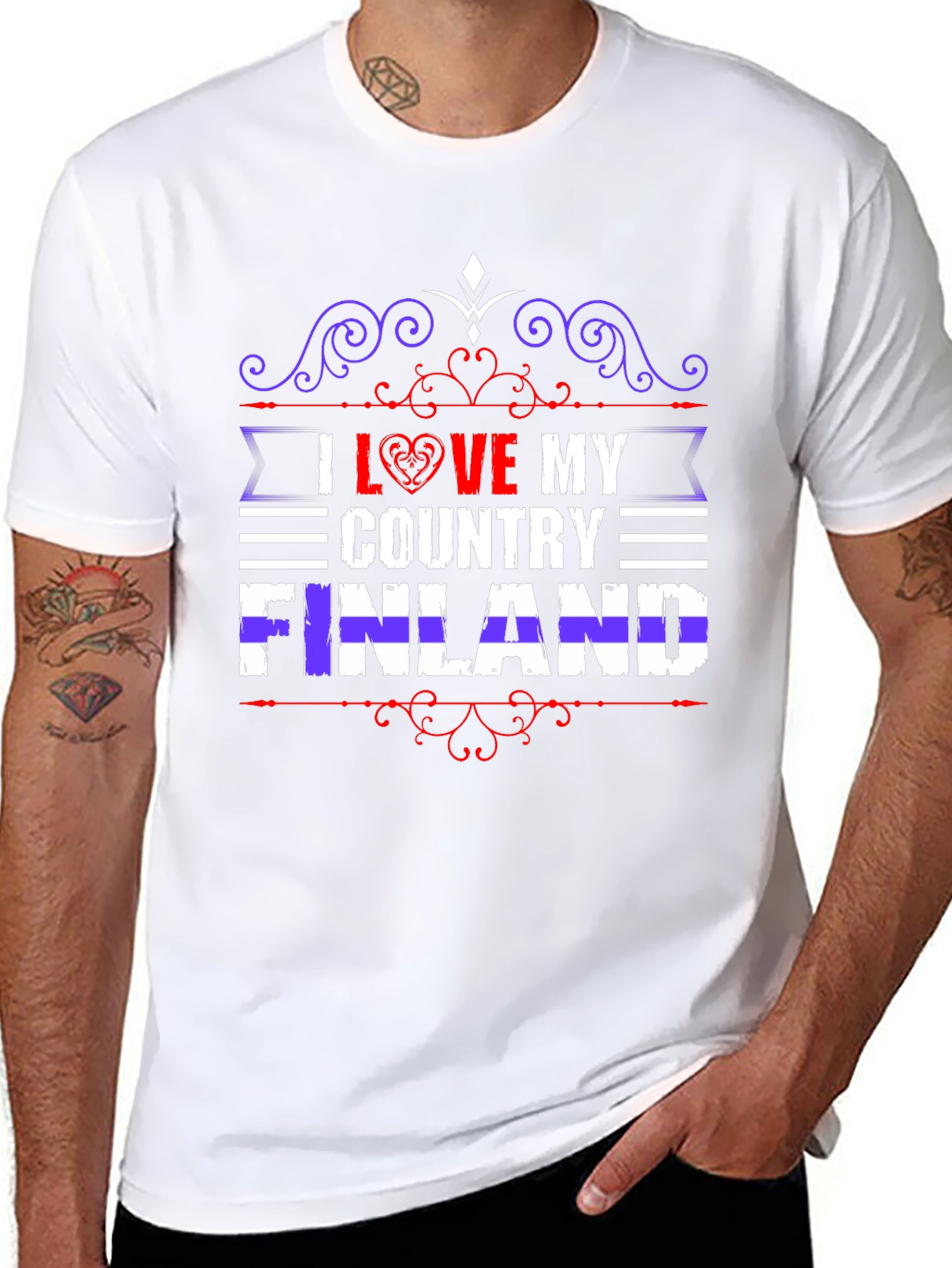 Finland Pride T-Shirt - I Love My Country Tee
