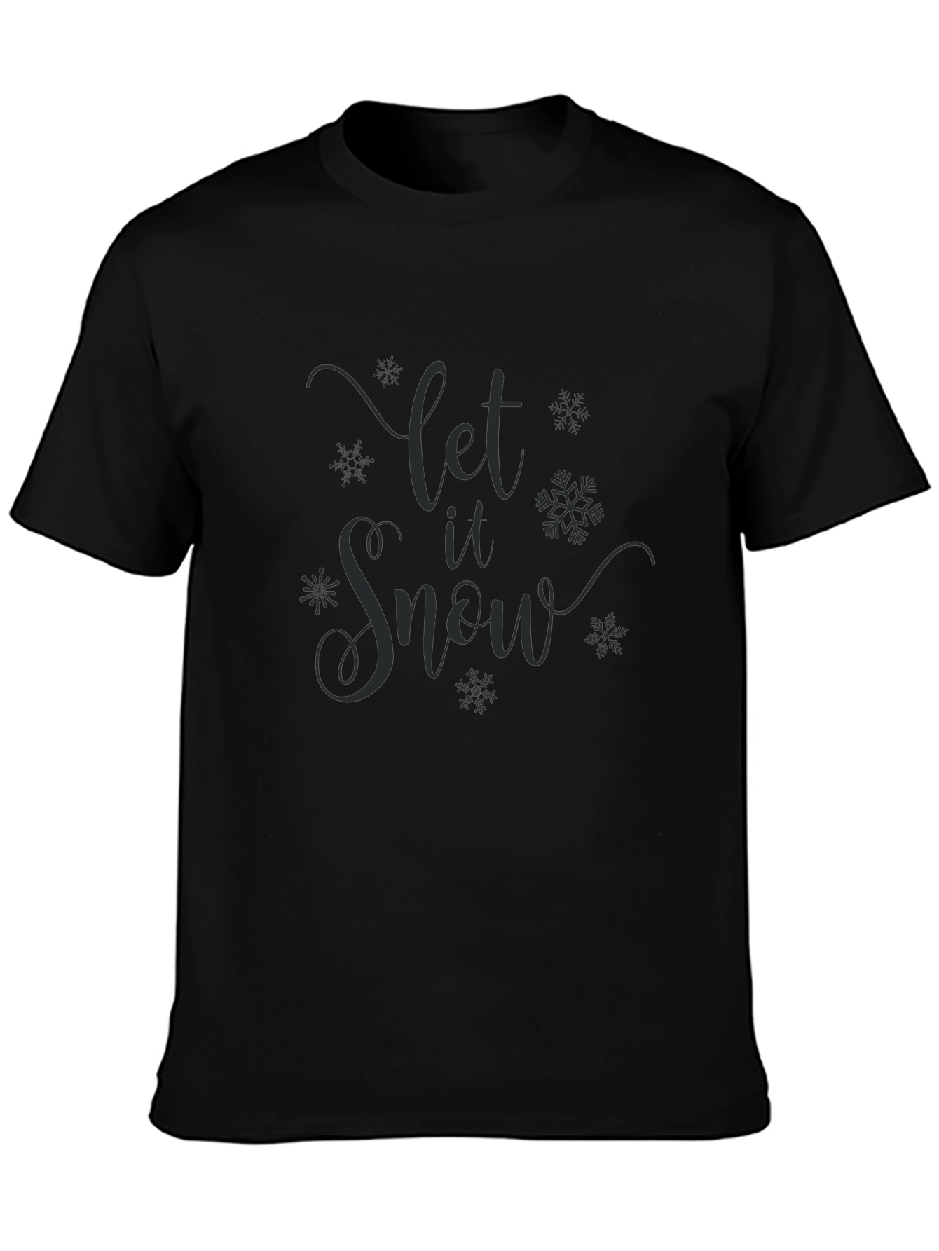 Let It Snow Crew Neck Tee