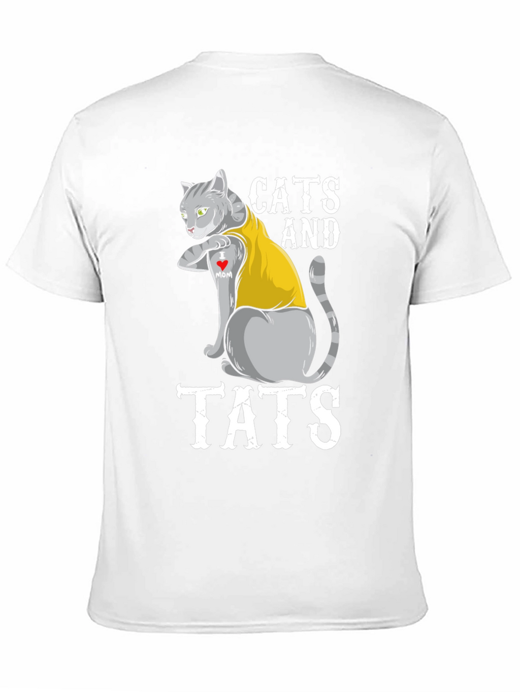 Cats and Tats Graphic T-Shirt - Novelty Tee
