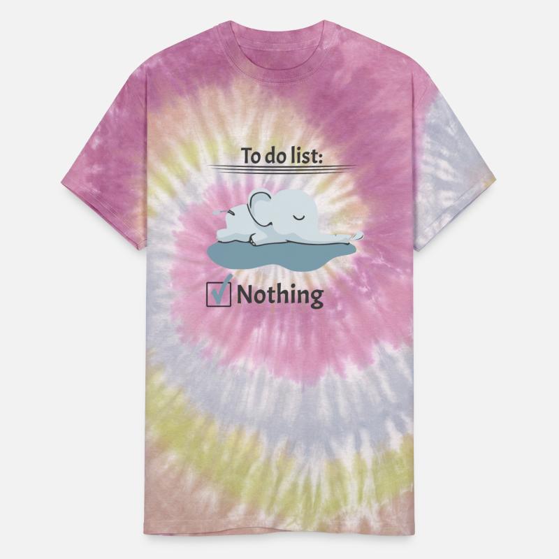 to do list nothing elephant chill lazy calm down