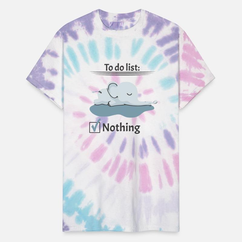 to do list nothing elephant chill lazy calm down