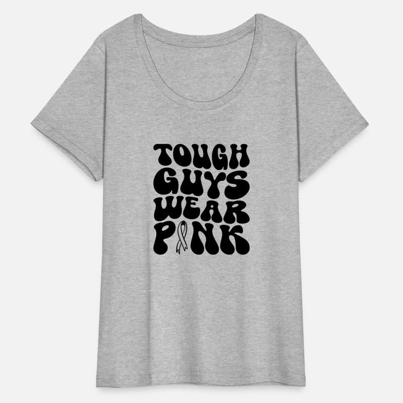 Tough Guys Wear Pink Breast Cancer Awareness Men