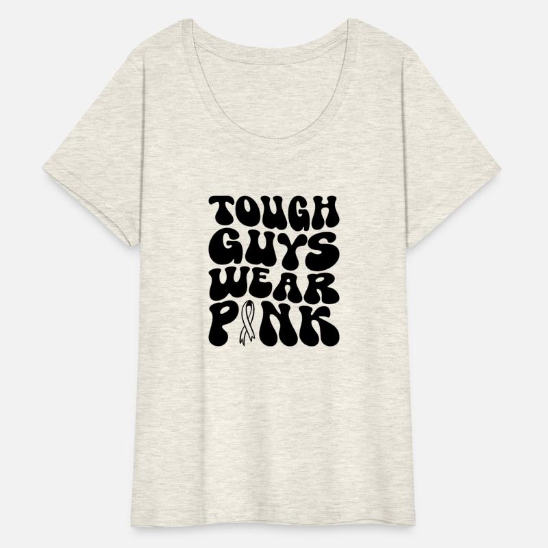 Tough Guys Wear Pink Breast Cancer Awareness Men