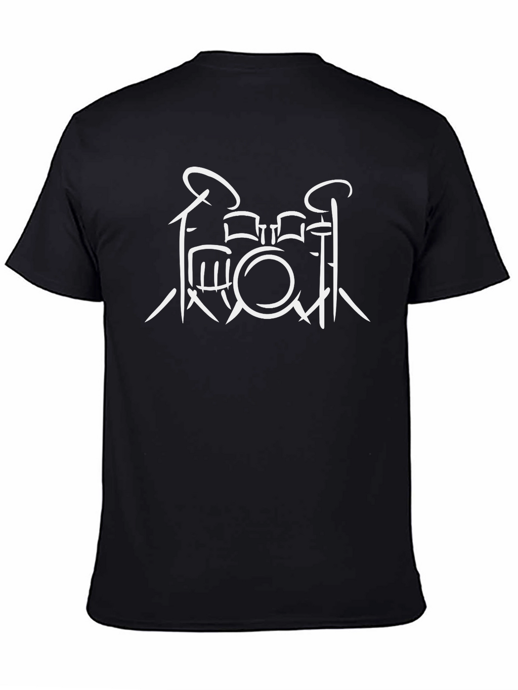 Drum Kit Graphic T-Shirt - Music Lover Tee