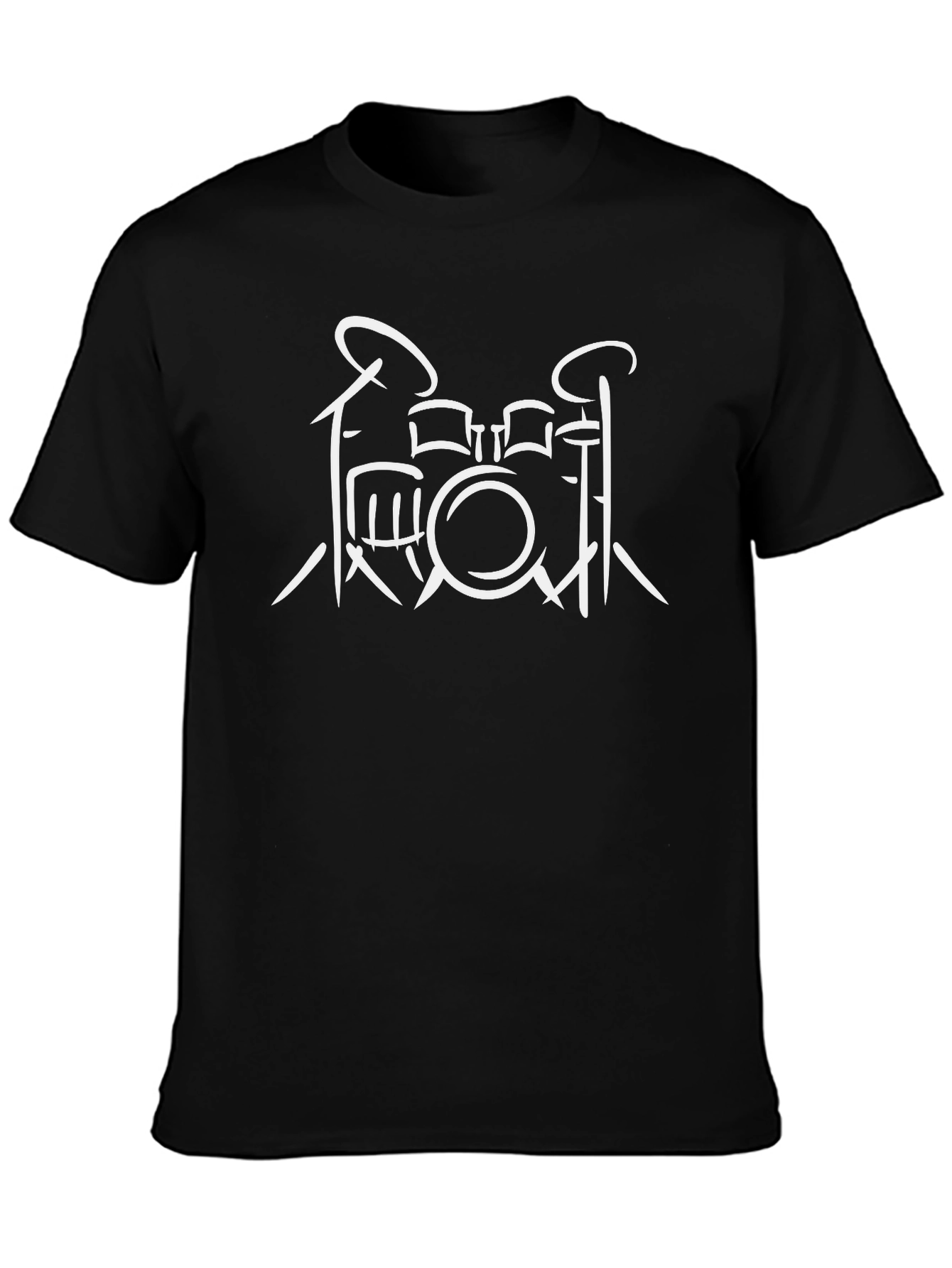 Drum Kit Graphic T-Shirt - Music Lover Tee