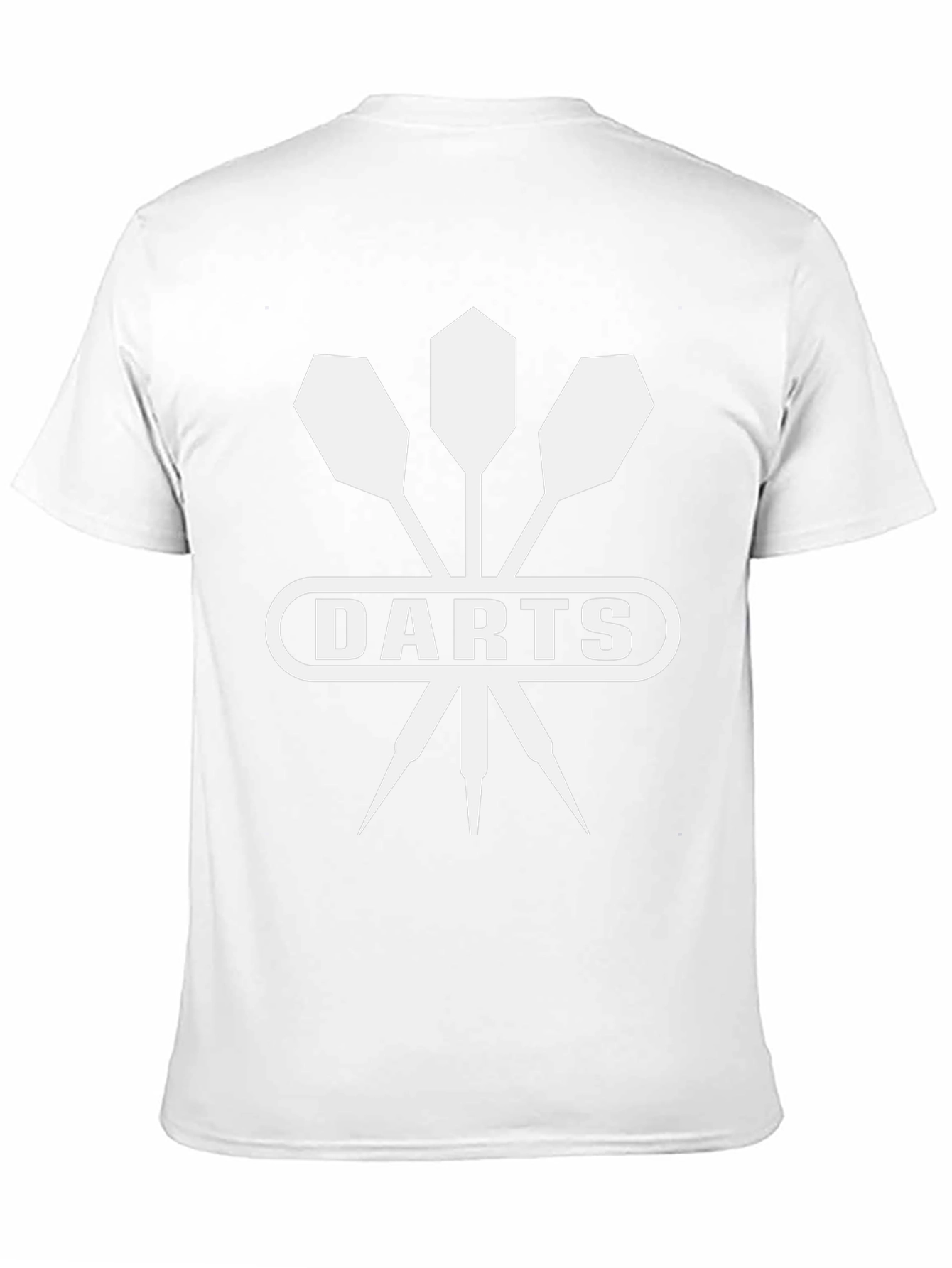Darts Graphic T-Shirt - Black Cotton Tee