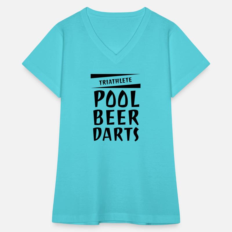 Triathlete: Pool, Beer, Darts, Funny Sport Design
