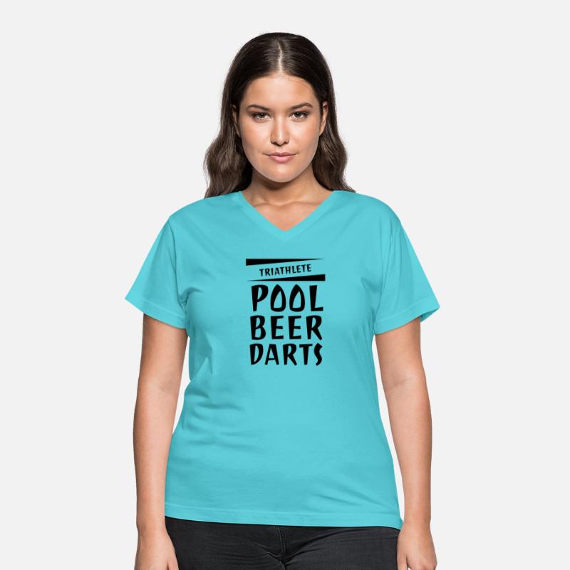 Triathlete: Pool, Beer, Darts, Funny Sport Design