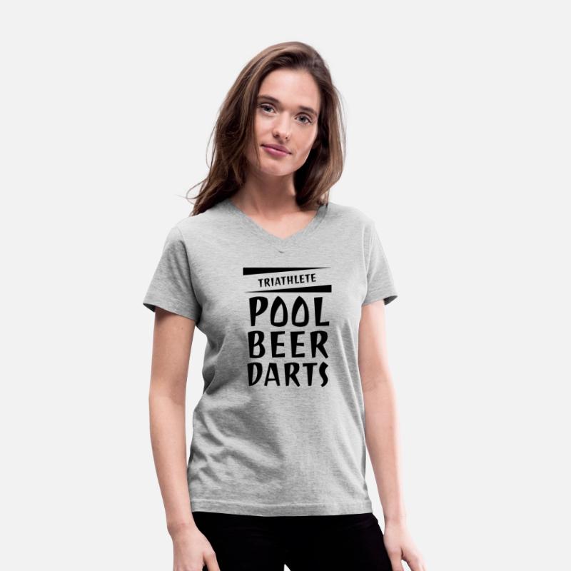 Triathlete: Pool, Beer, Darts, Funny Sport Design