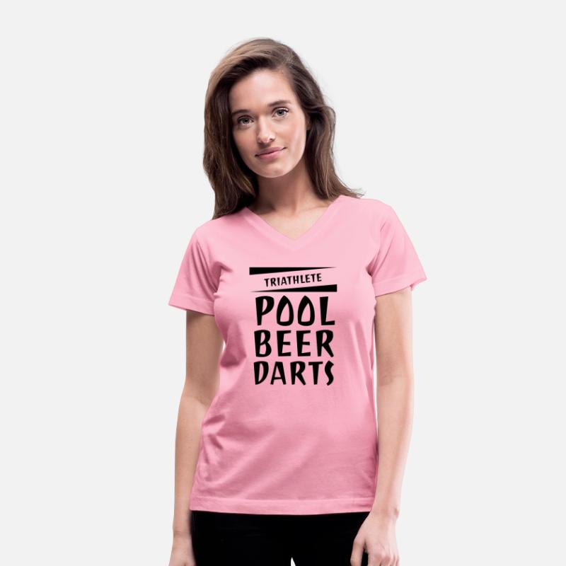 Triathlete: Pool, Beer, Darts, Funny Sport Design