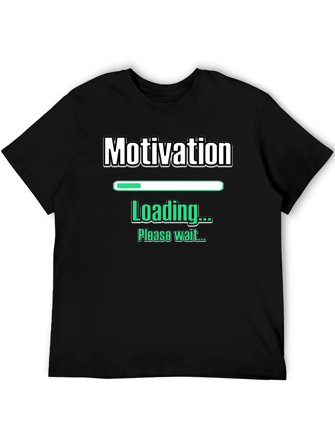 Motivation Loading Funny Graphic T-Shirt