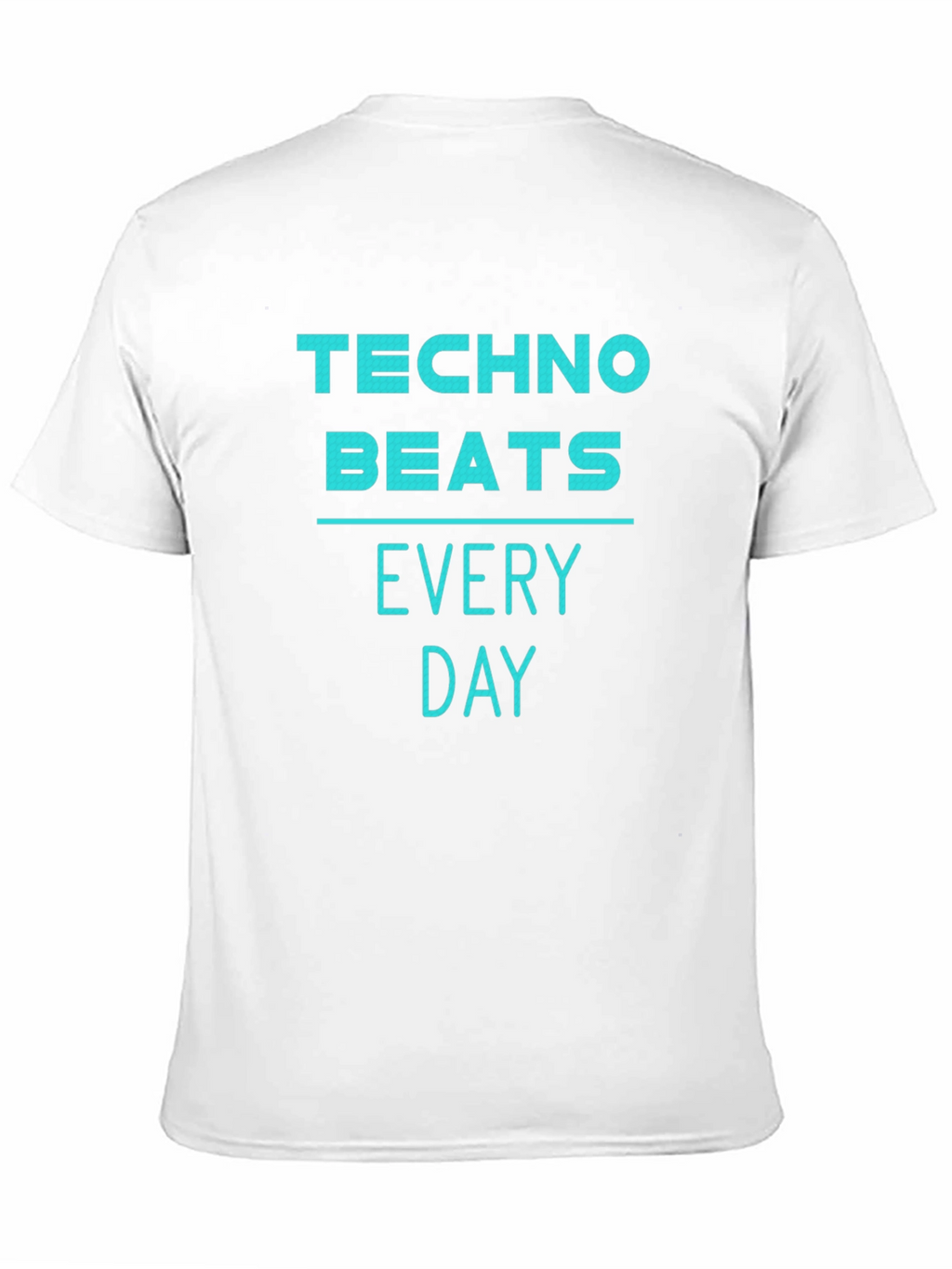 Techno Beats Every Day T-Shirt - Black