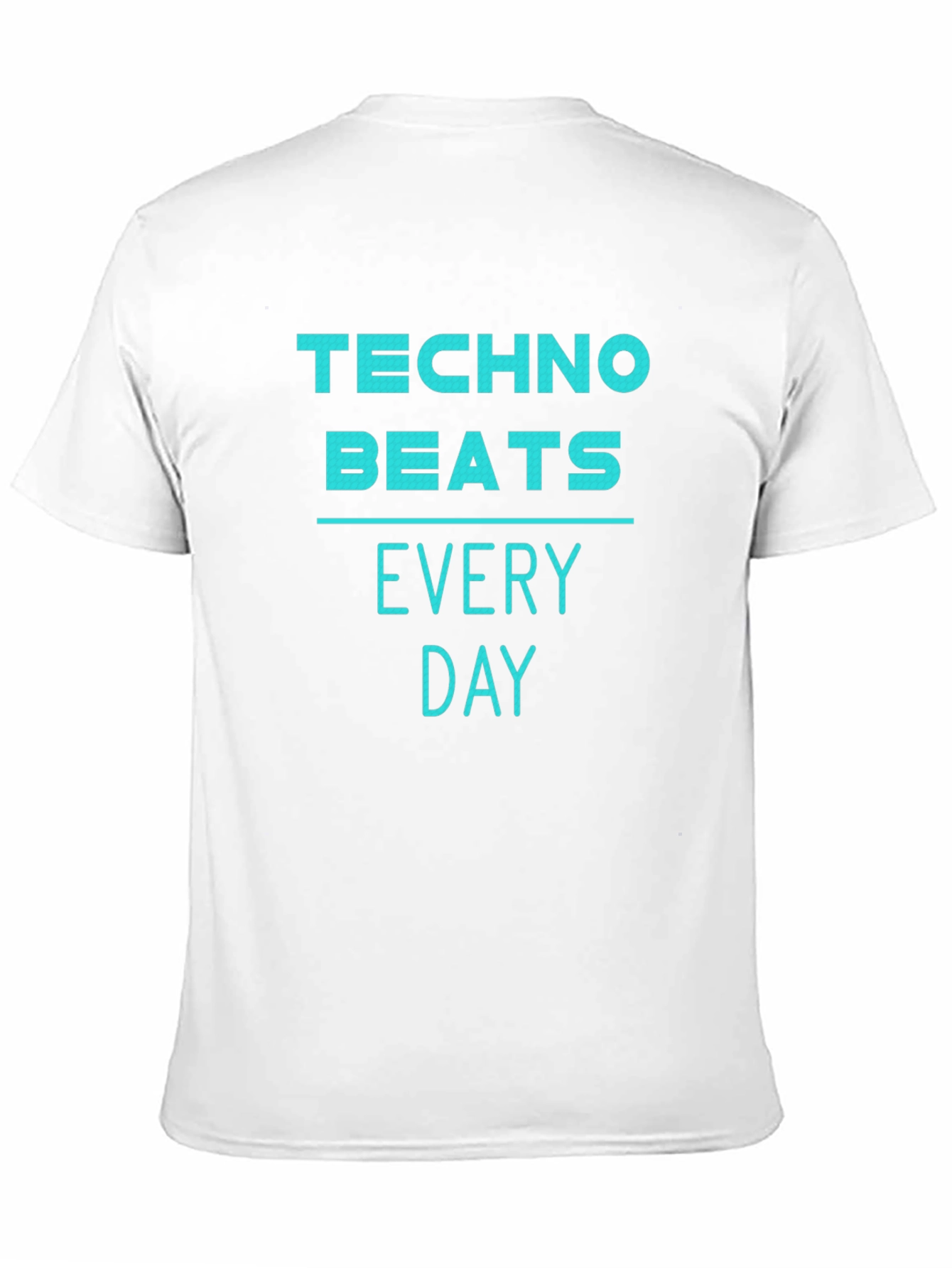 Techno Beats Every Day T-Shirt - Black