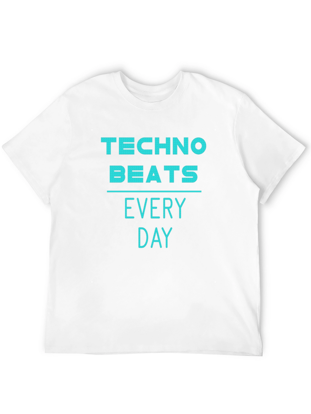 Techno Beats Every Day T-Shirt - Black