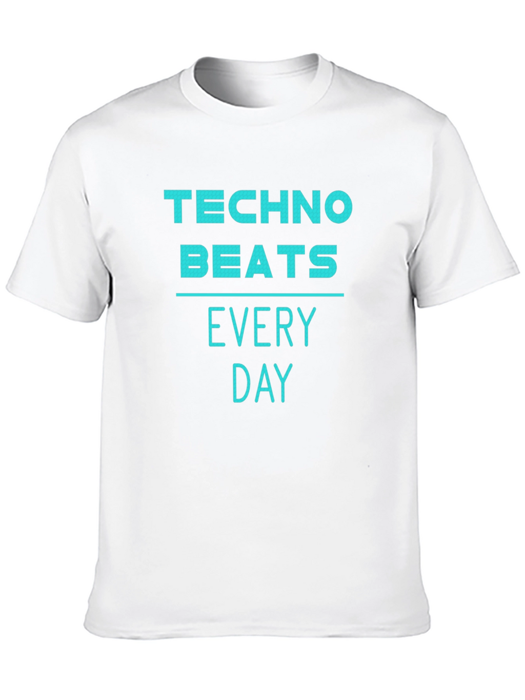 Techno Beats Every Day T-Shirt - Black