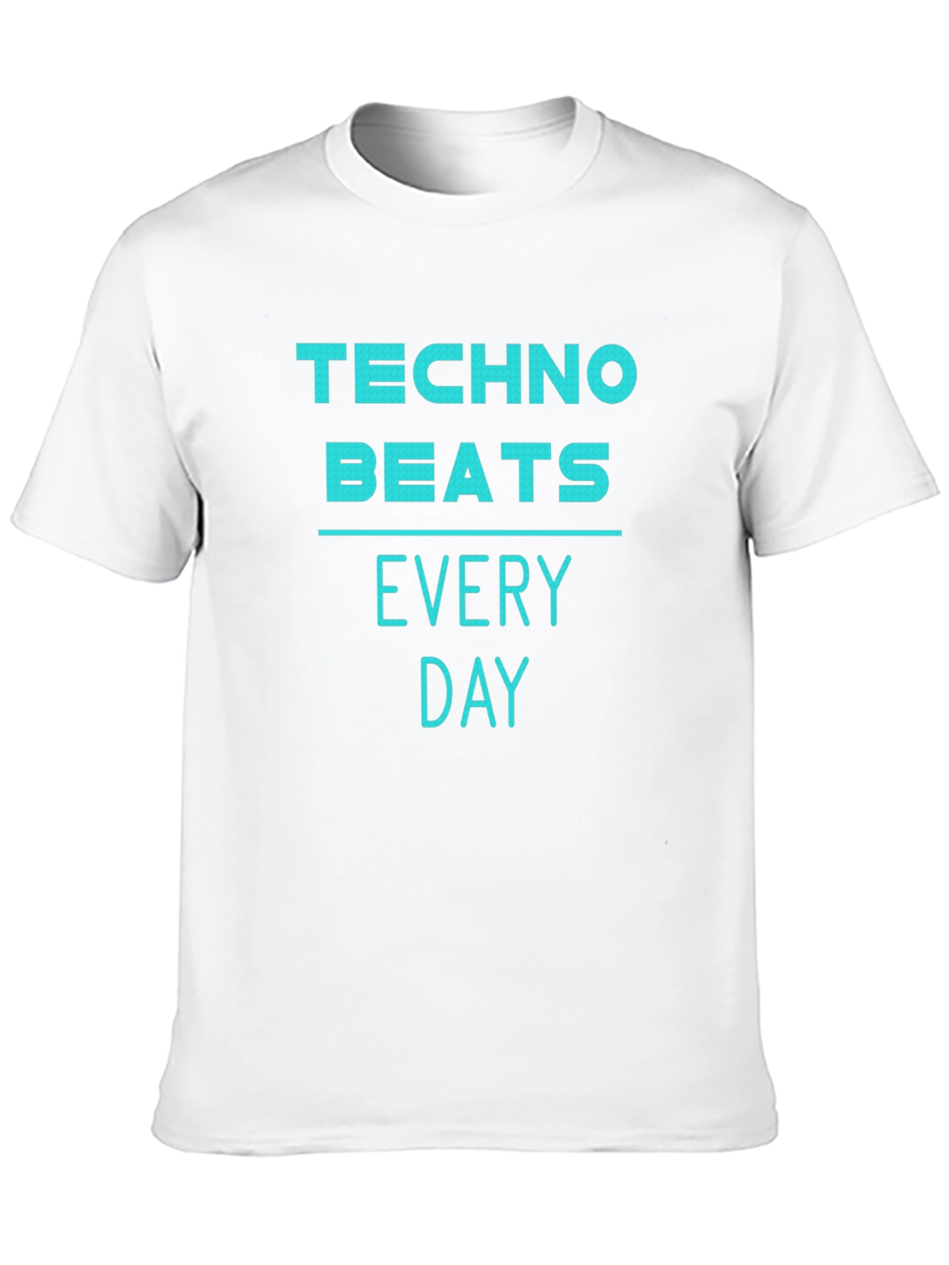 Techno Beats Every Day T-Shirt - Black