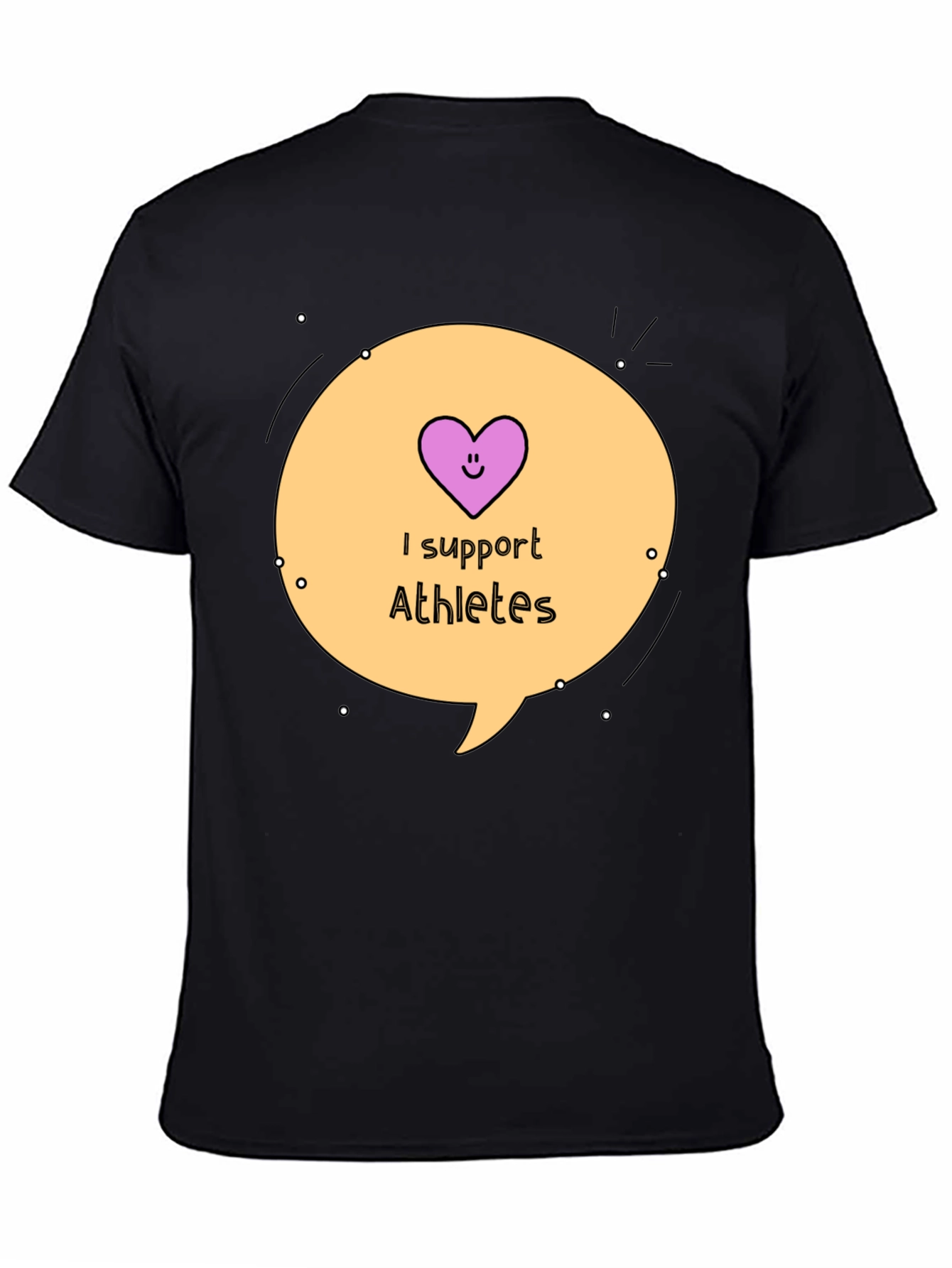 I Support Athletes Graphic Tee