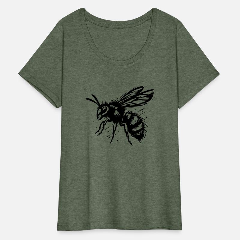 Two Color Wasp Insect Vector Art path4