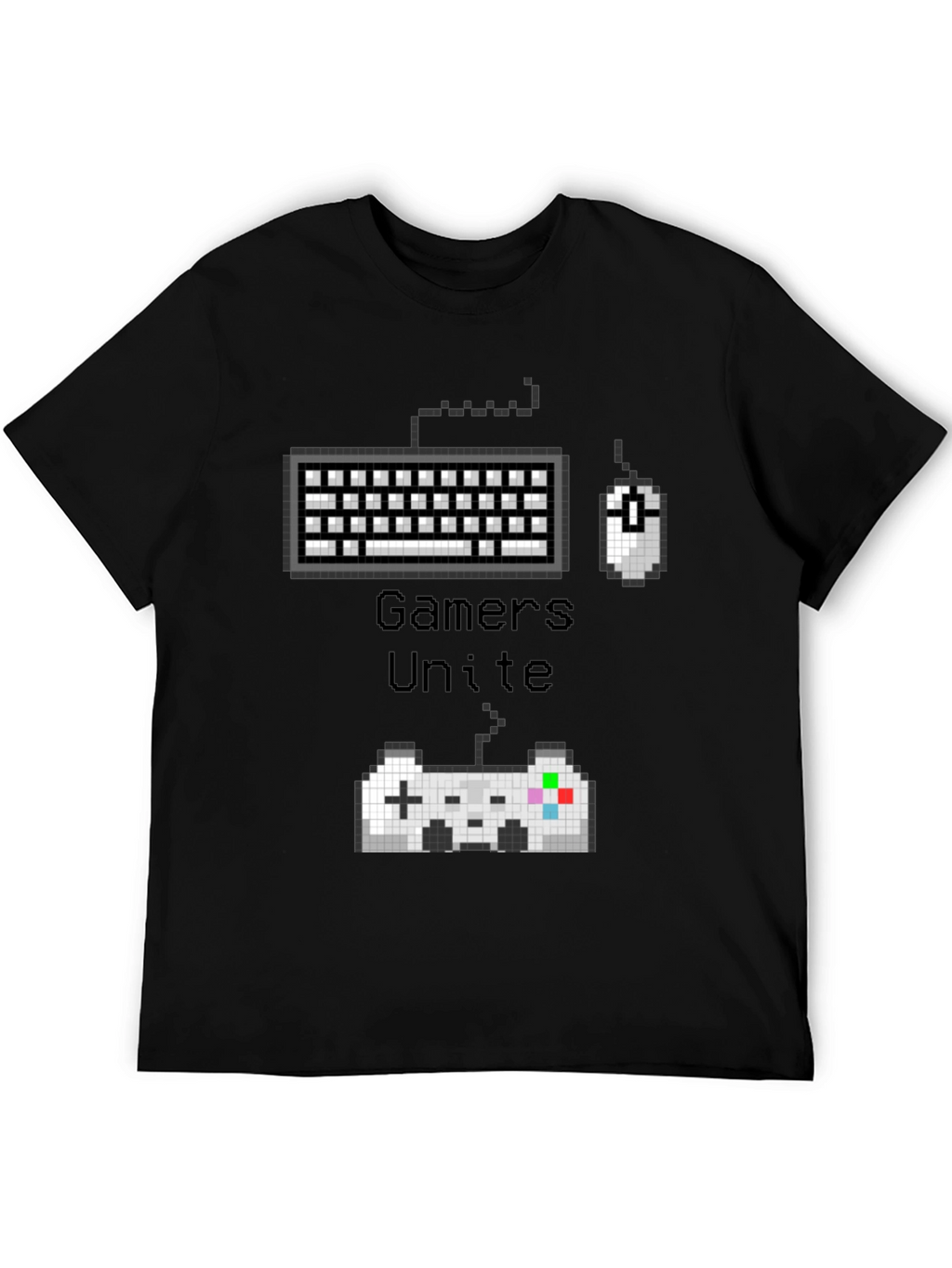 Gamers Unite Black T-Shirt
