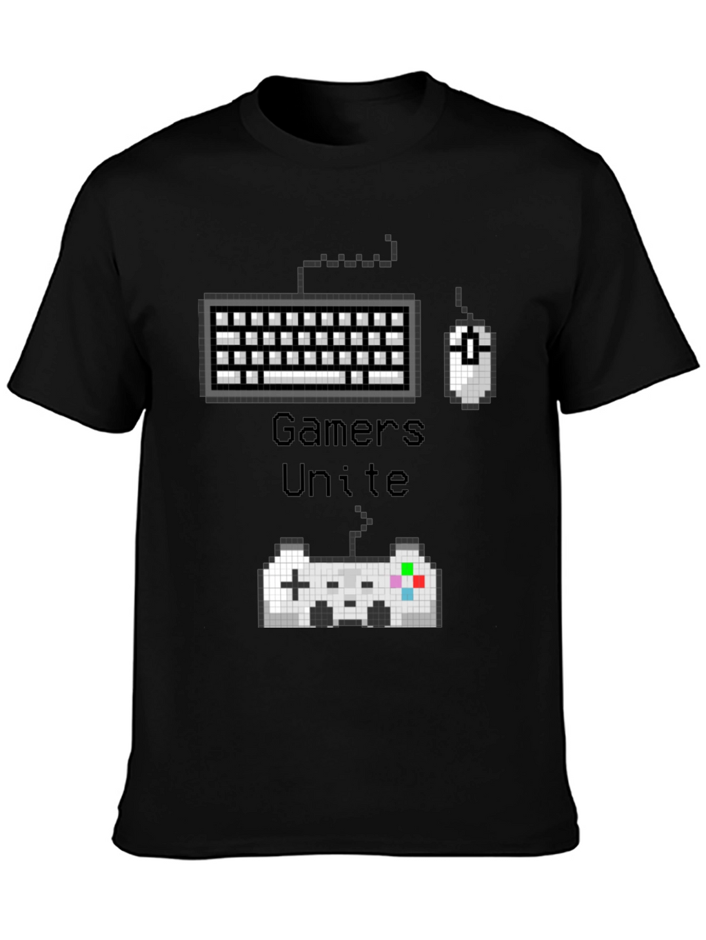 Gamers Unite Black T-Shirt