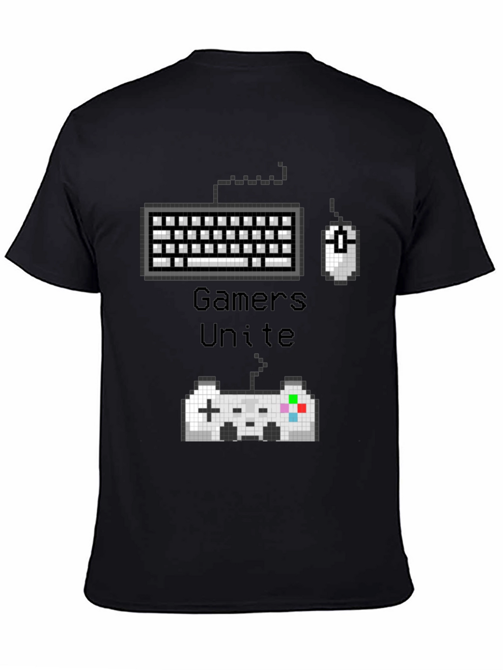 Gamers Unite Black T-Shirt