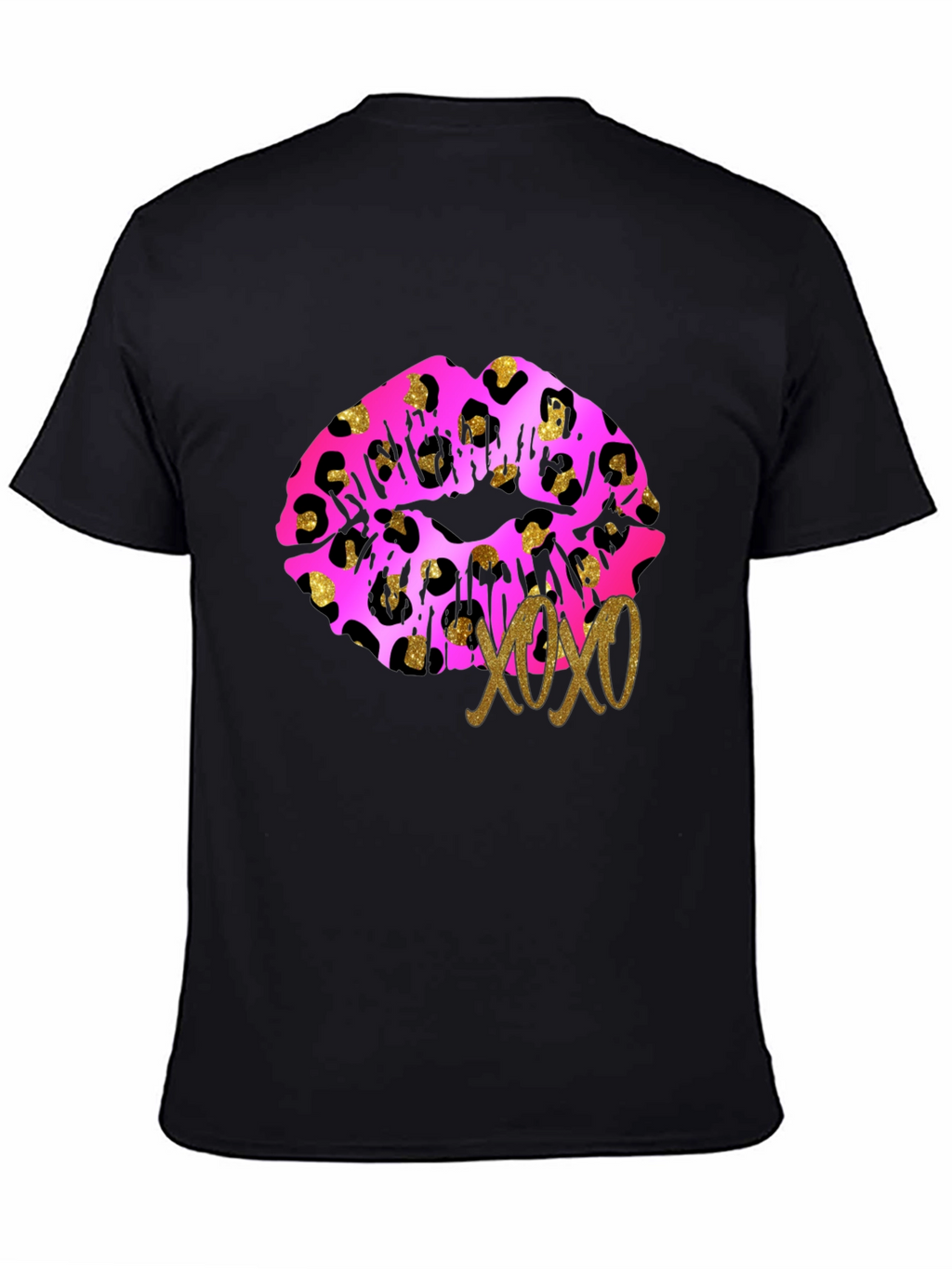 Leopard Lips XOXO Graphic Tee - Trendy Design!