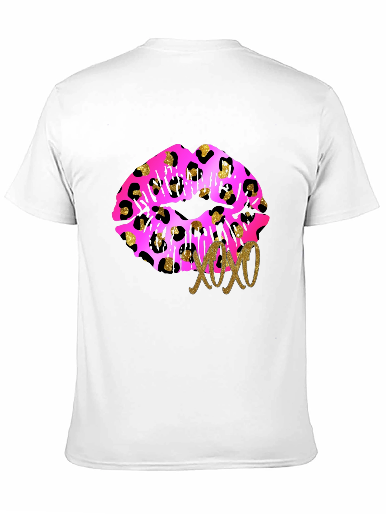 Leopard Lips XOXO Graphic Tee - Trendy Design!