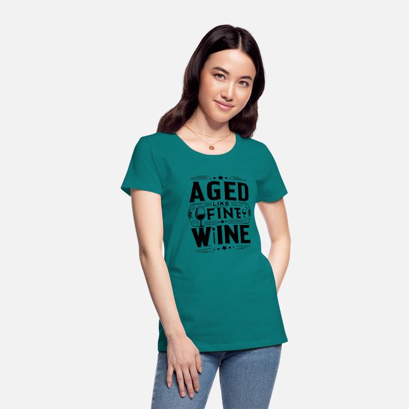 Typography T Shirt Design, Aged like fine wine