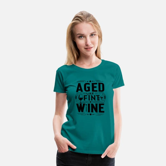 Typography T Shirt Design, Aged like fine wine