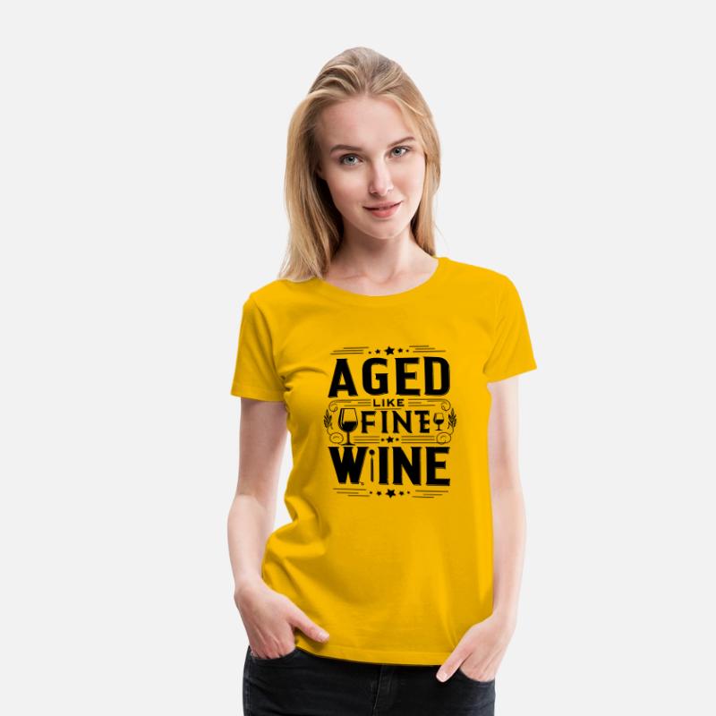 Typography T Shirt Design, Aged like fine wine