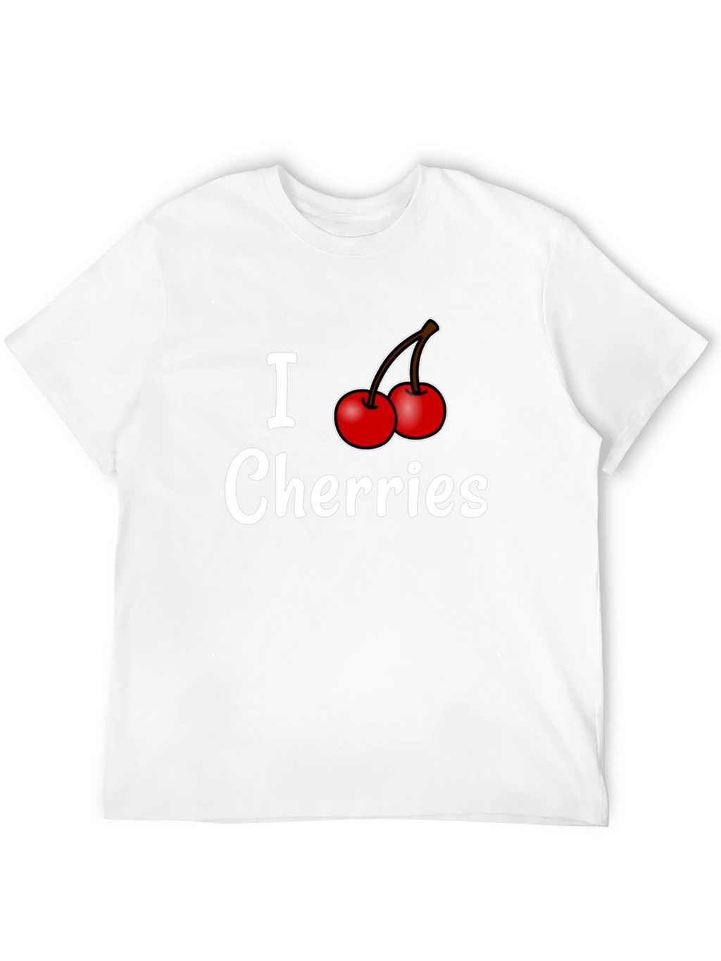 I Cherries Black T-Shirt