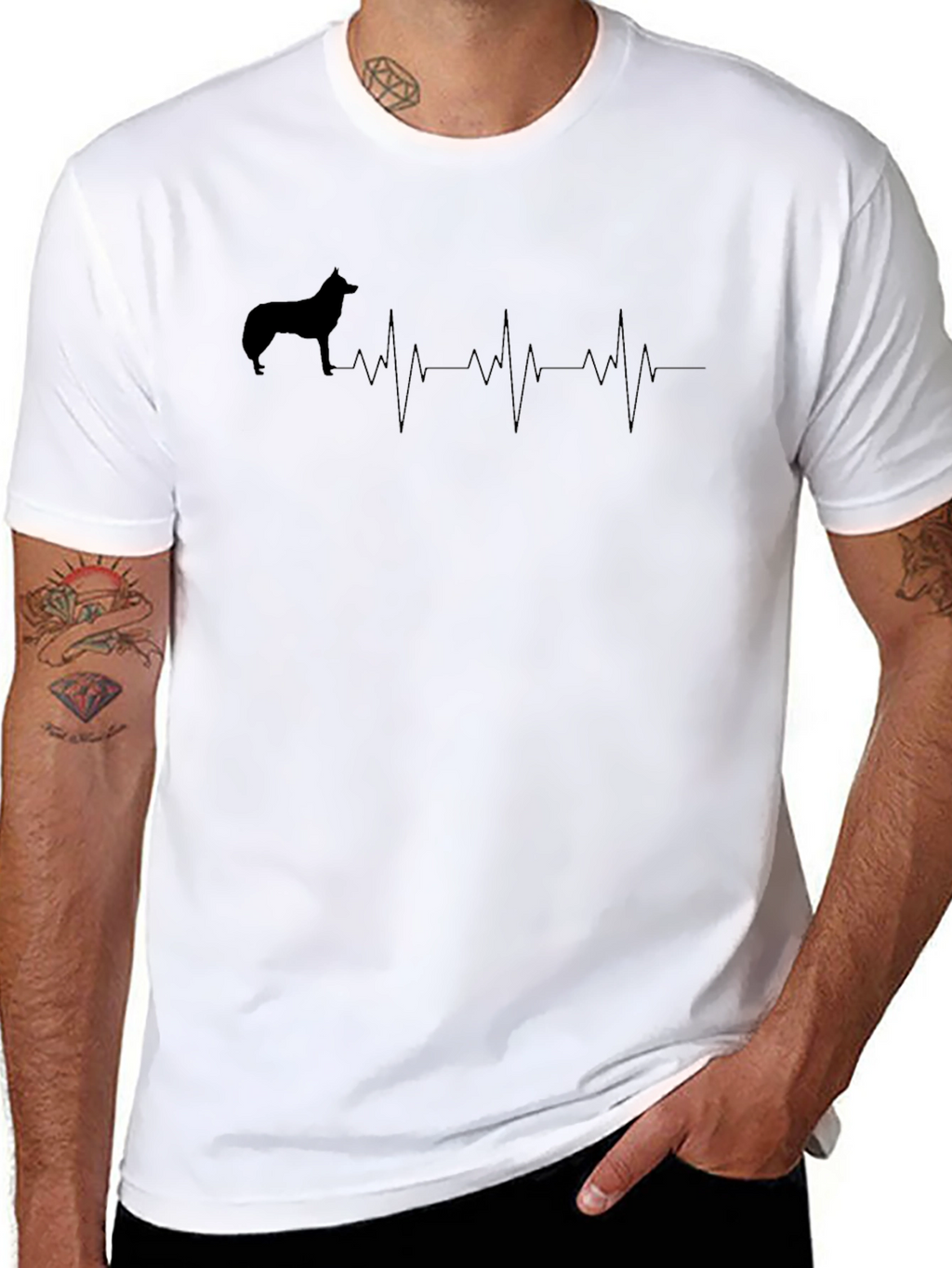 Dog Breed Heartbeat T-Shirt