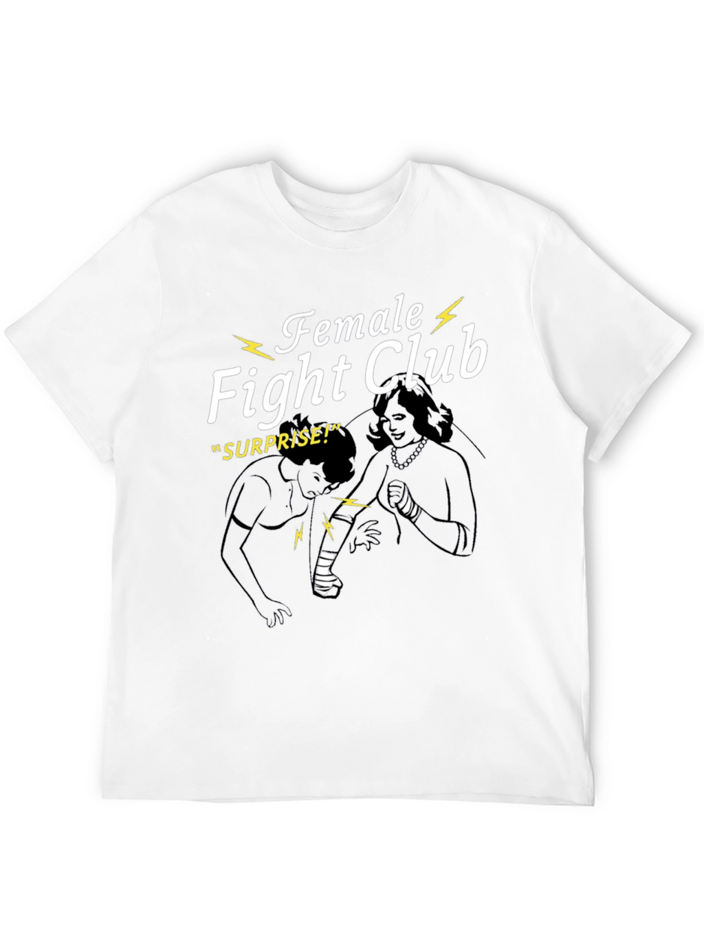 Female Fight Club Graphic T-Shirt