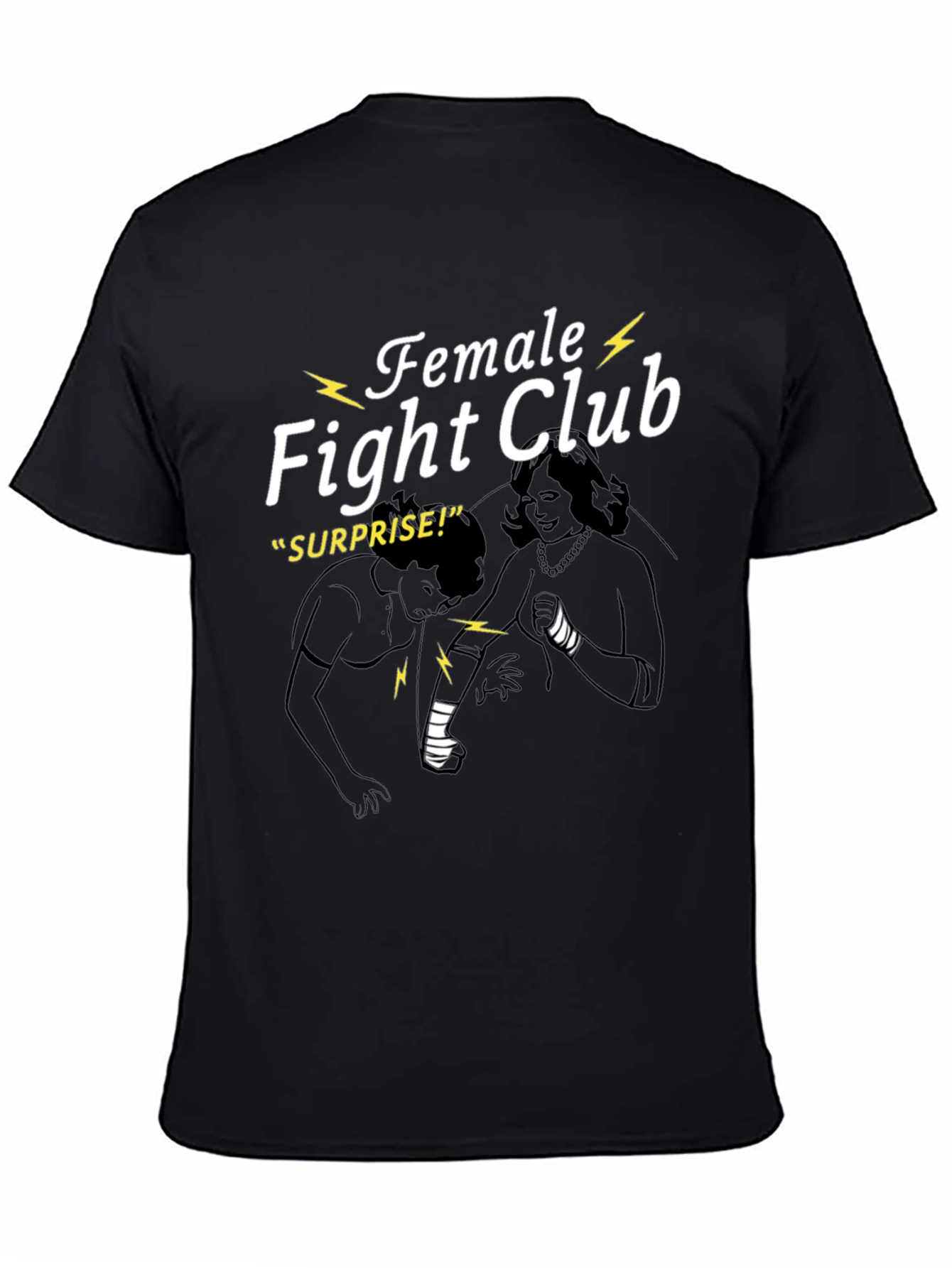 Female Fight Club Graphic T-Shirt