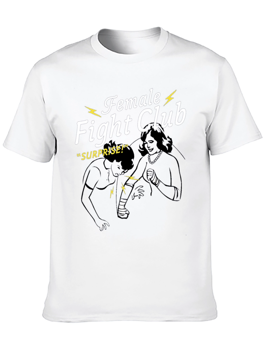 Female Fight Club Graphic T-Shirt